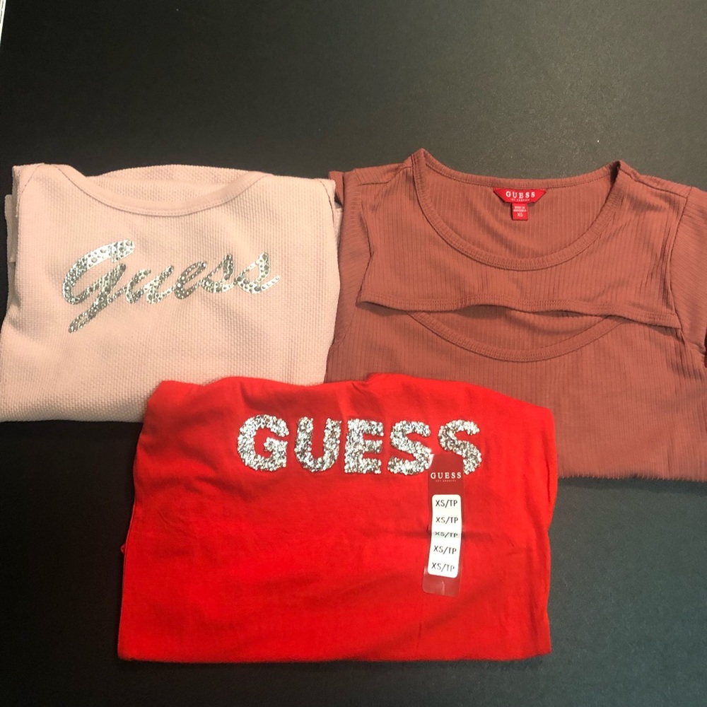 3 Guess Shirts 2 NWT AXS